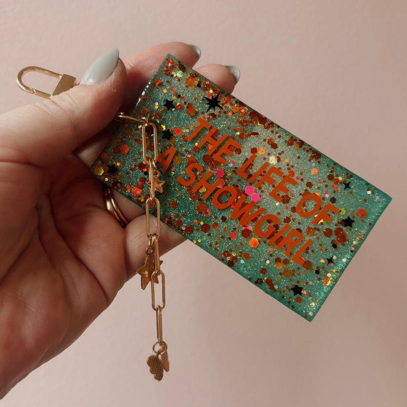 Glitter Resin Keychain | Taylor Swift Inspired | Handmade Swiftie Accessory image 9