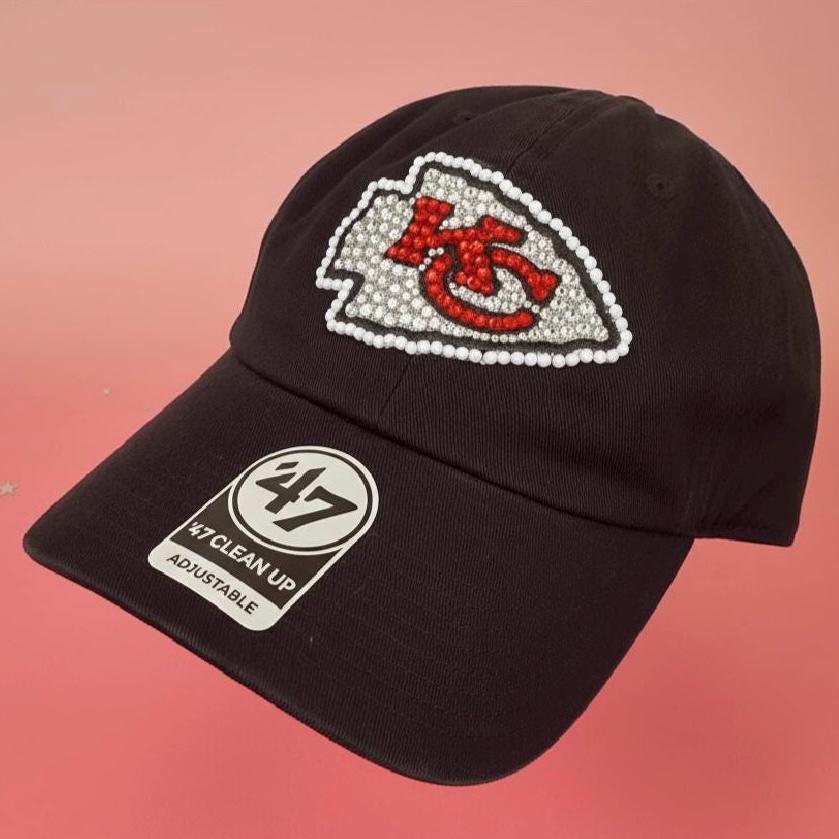 Kc Chiefs Rhinestone Hat - Etsy display picture 1
