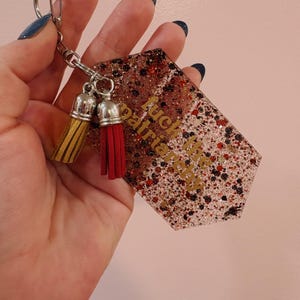 Glitter Resin Keychain | Taylor Swift Inspired | Handmade Swiftie Accessory image 5