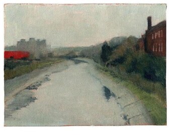 River Orwell in Ipswich,  Art Print, River art print, Suffolk drawing, Landscape print, Home art print. A5, A4, A3