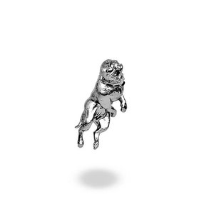 Stunning Staffordshire Bull Terrier / Pit Bull / Bully Pendant ONLY in Hallmarked solid Sterling Silver. Luxury Gift Extraordinary detail. image 3