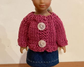 Mix and match: Handmade Knit Sweater, Skirt, Pants  for 6-inch Doll