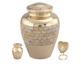 Elite Mother of Pearl Cremation Urn