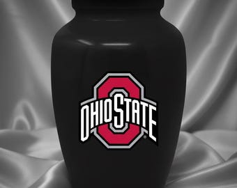 Urna de cremación para adultos con licencia de la Universidad Estatal de Ohio