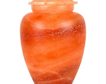Classic Biodegradable Salt Cremation Urn, Eco-Friendly Adult Urn