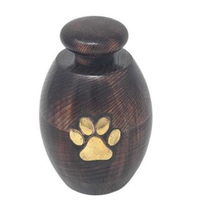 Wooden Pet Cremation Urn For Ashes