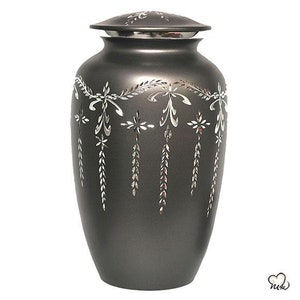 Fancy Diamond Cut Cremation Urn - Large