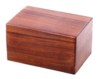 Classic Solid Rosewood Cremation Urn for Ashes