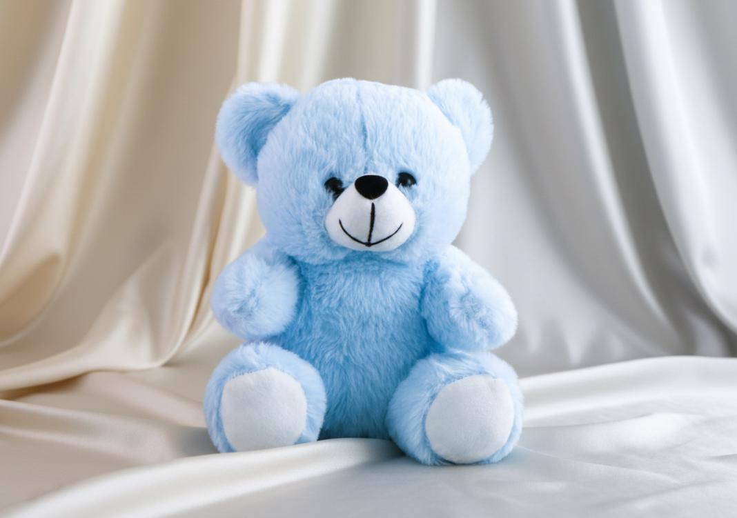Blue Plush Teddy Bear Keepsake Holder for Mini Cremation Urn - Etsy