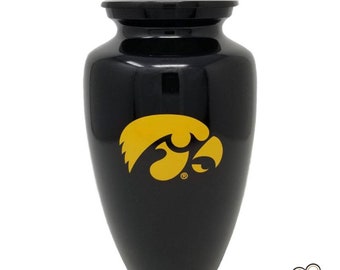 University of Iowa Football Cremation Urn