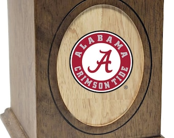 University of Alabama Crimson Tide Wooden Cremation Urn
