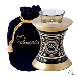 Elite Golden Aura Tealight Cremation Urn