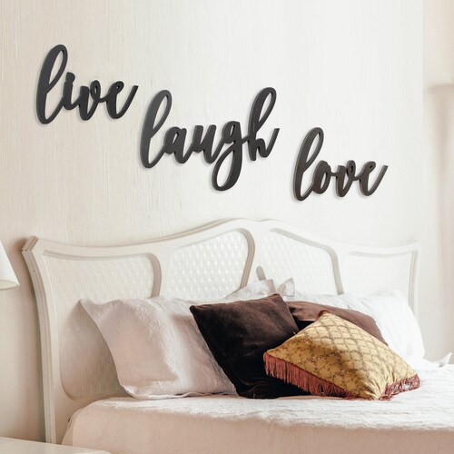 Live Laugh Love Wooden Wall Art Etsy