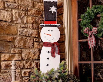 DIY Winter Decor (4 FEET TALL)* Unfinished Craft* Front Door* Mantel* Christmas* Porch Sign* Outdoor Farmhouse* Holiday Decor