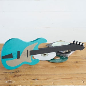 Guitar Silhouette* Acoustic (16"H)* Electric (18*H) Unfinished* Prop* Decor* Housewarming* Unfinished* Craft* DIY*