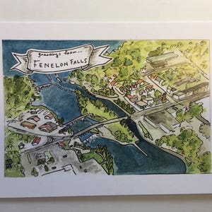 Grüße von Fenelon Falls Postkarte Bild 2