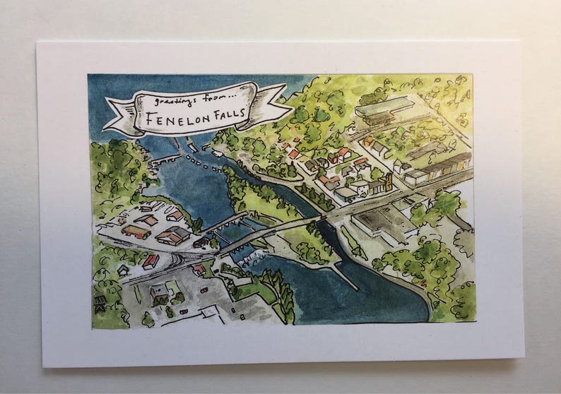 Greetings from Fenelon Falls postcard image 2