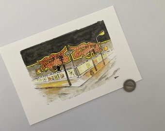 Honest Ed’s postcard