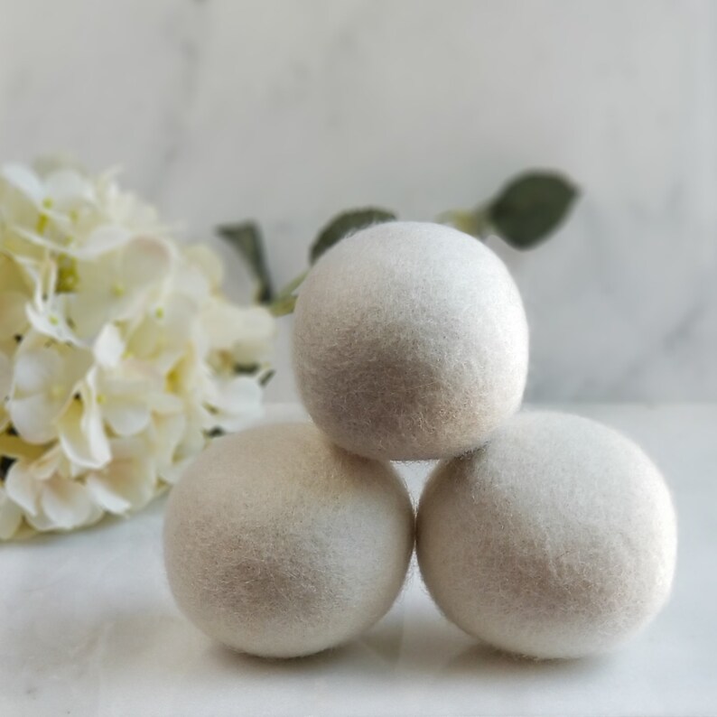 Wool dryer balls made in USA eco friendly products zero Etsy
