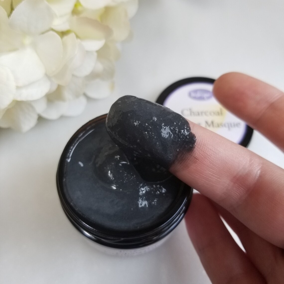 Charcoal Face Mask Natural Face Masks Facial Masque Etsy