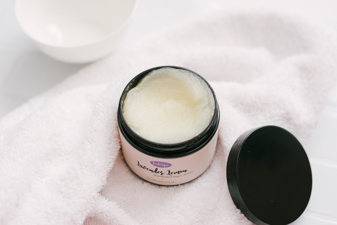 Lavender Lemon Vegan Body Scrub Shaving Scrub Organic Body Scrubs Gifts