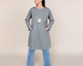 simple cotton frock suit