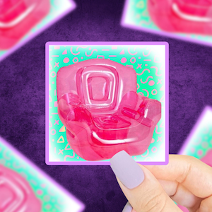 90s Chair Sticker, 90s Girl Stickers, 90s Nostalgia, 90s Stickers, Cute Decals, Cute Stickers, Retro Stickers, Funny Stickers, Nostalgia