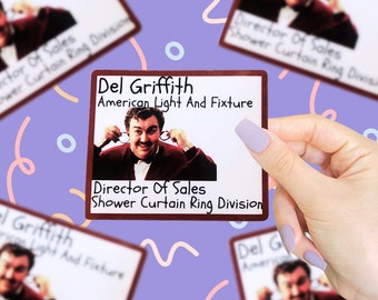 Del Griffith Business Card Sticker, John Candy, 80s Nostalgia, 80s Movie Quotes, Retro Stickers, Funny Saying Stickers, Nostalgic Stickers