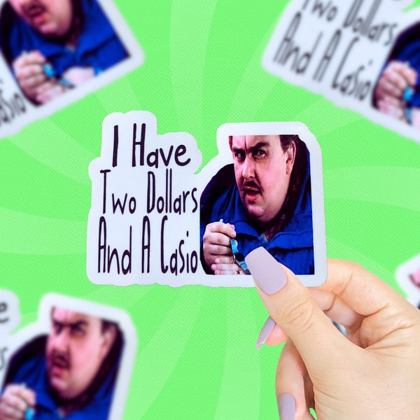 John Candy Casio Sticker, Planes Trains And Automobiles, Del Griffith, Funny Gift, Small Gift, 80s Movie Sticker, Funny Sticker