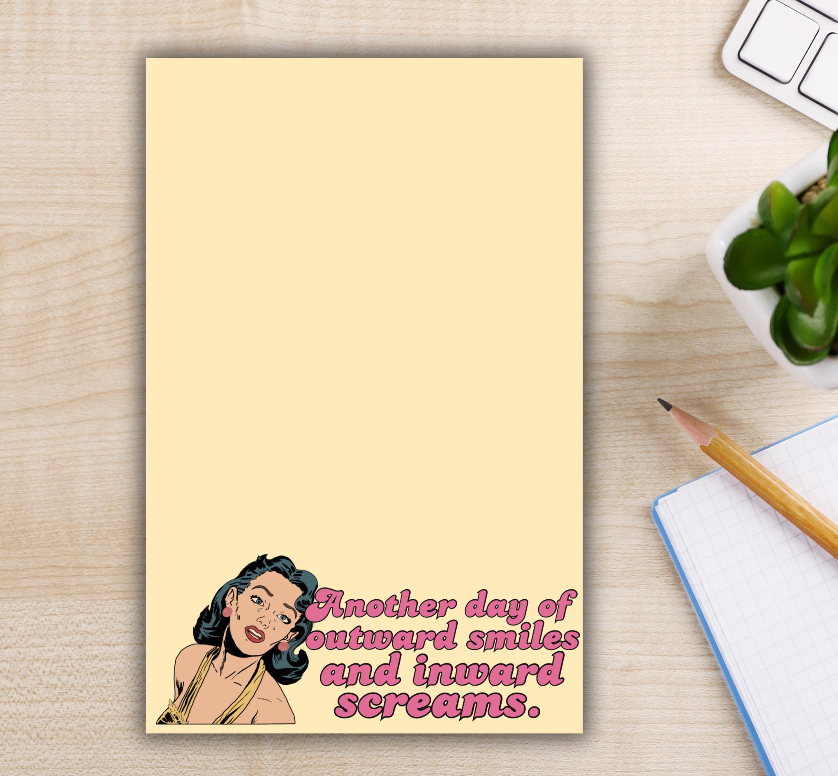 Work Humor Notepad, Funny Notepad, Funny Office Decor, Funny Stationery ...
