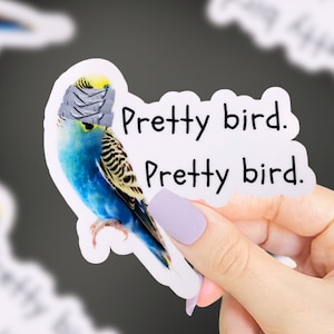 Pretty Bird Sticker, Dumb And Dumber Sticker, Funny Movie Quote Sticker, Funny Stickers, 90s Stickers, 90s Nostalgia, Funny Saying Sticker
