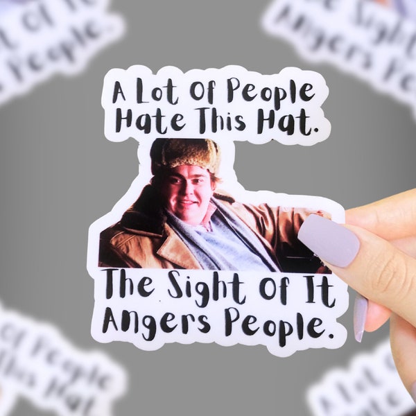Uncle Buck Hat Sticker, Funny Stickers, 80s Stickers, 90s Stickers, John Candy Sticker, Funny Movie Stickers, 80s Nostalgia, Vintage
