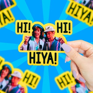 Hi! Hi! Hiya! Sticker, Heavyweights Movie, Funny Movie Sticker, Funny Quote Sticker, 90s Movie, Nostalgia, Funny Gift, Unique Sticker