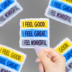 What About Bob Sticker, Funny Gift, Movie Quote Sticker, 90s Movie Quote, Positive Saying Sticker, Positive Quote Sticker, Retro Sticker