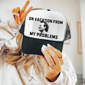What About Bob Hat, Funny Trucker Hat, Vacation Hat, Beach Hat, Vintage Trucker Hat, Funny Saying Hat, Neon Trucker Hat, Snap Back Hat