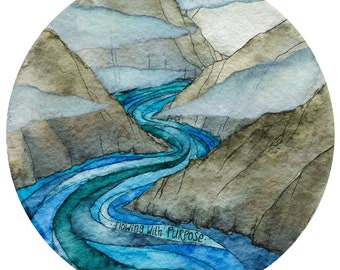 Flowing with Purpose - Giclée Print