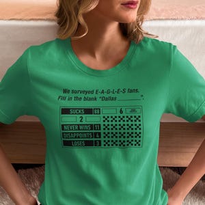 Dallas Sucks Unisex T-Shirt: Football Fan Apparel image 2