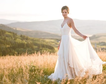 Long Flowy Bridesmaid Dress