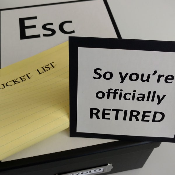Retirement Bucket List Etsy