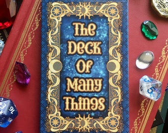 The Deck of Many Things Dungeons and Dragons DnD D&D Tarot Cards Gift for Dungeon Master