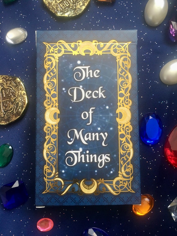 The Deck Of Many Things Dungeons And Dragons Dnd D D Tarot Etsy