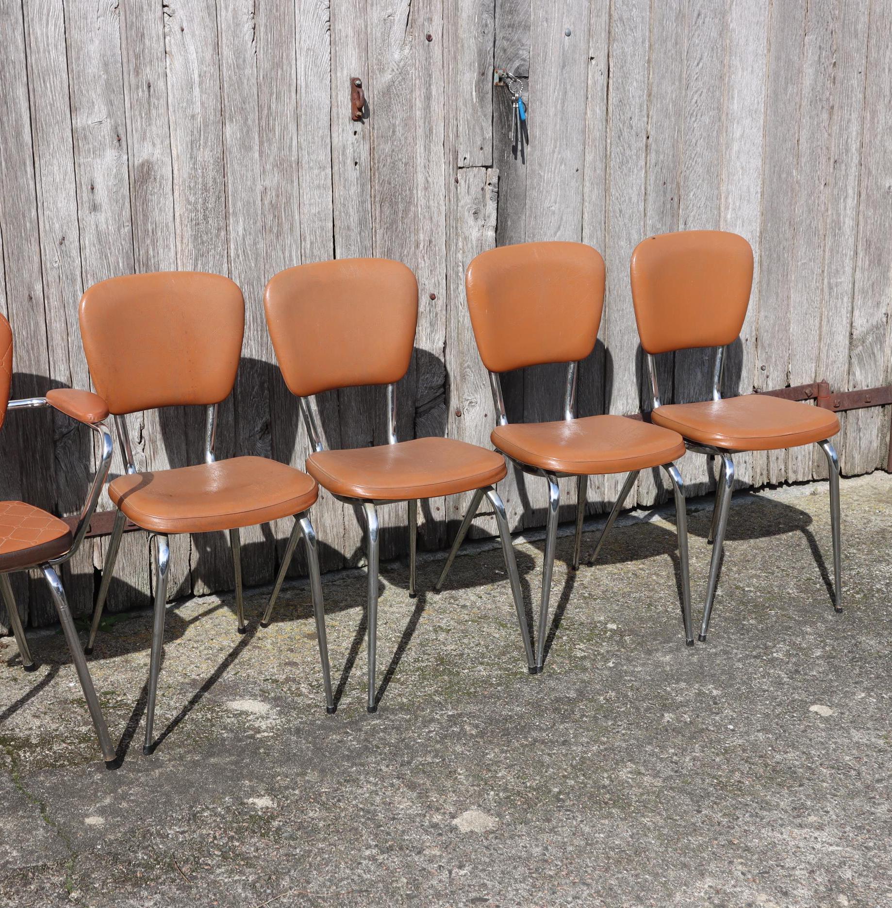 FASEM（ファセム）本革ネットチェアー レッド