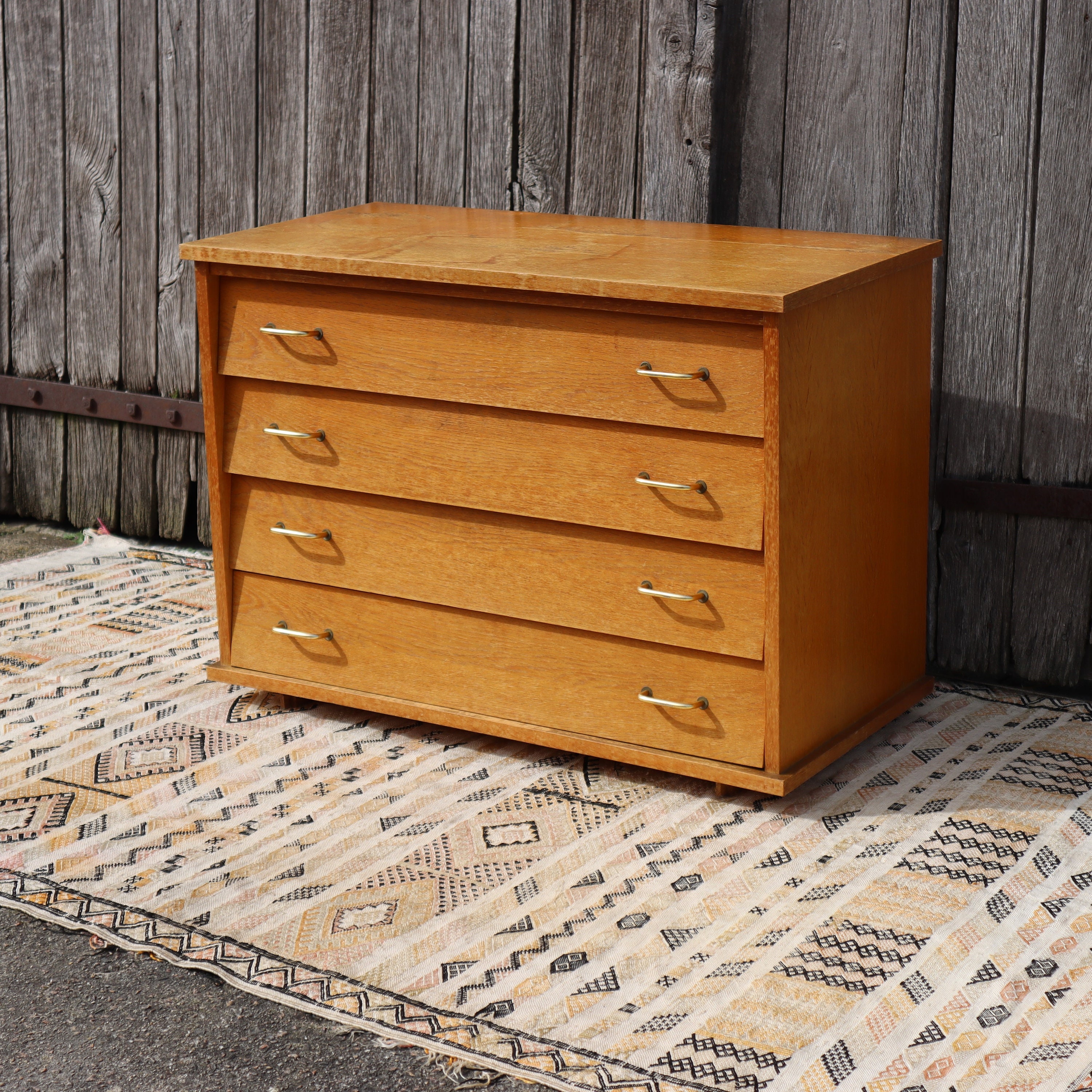 commode mid-century, france - armoire à tiroirs années 60