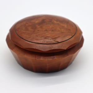HOT SUMMER SALE - French Vintage handcarved wooden Souvenir Box -Trinket box- Mont Dore -50s