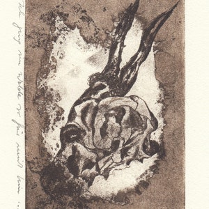 HOT SUMMER SALE - Vintage Original Etching/Print    Etat 3   A. Dom 1980