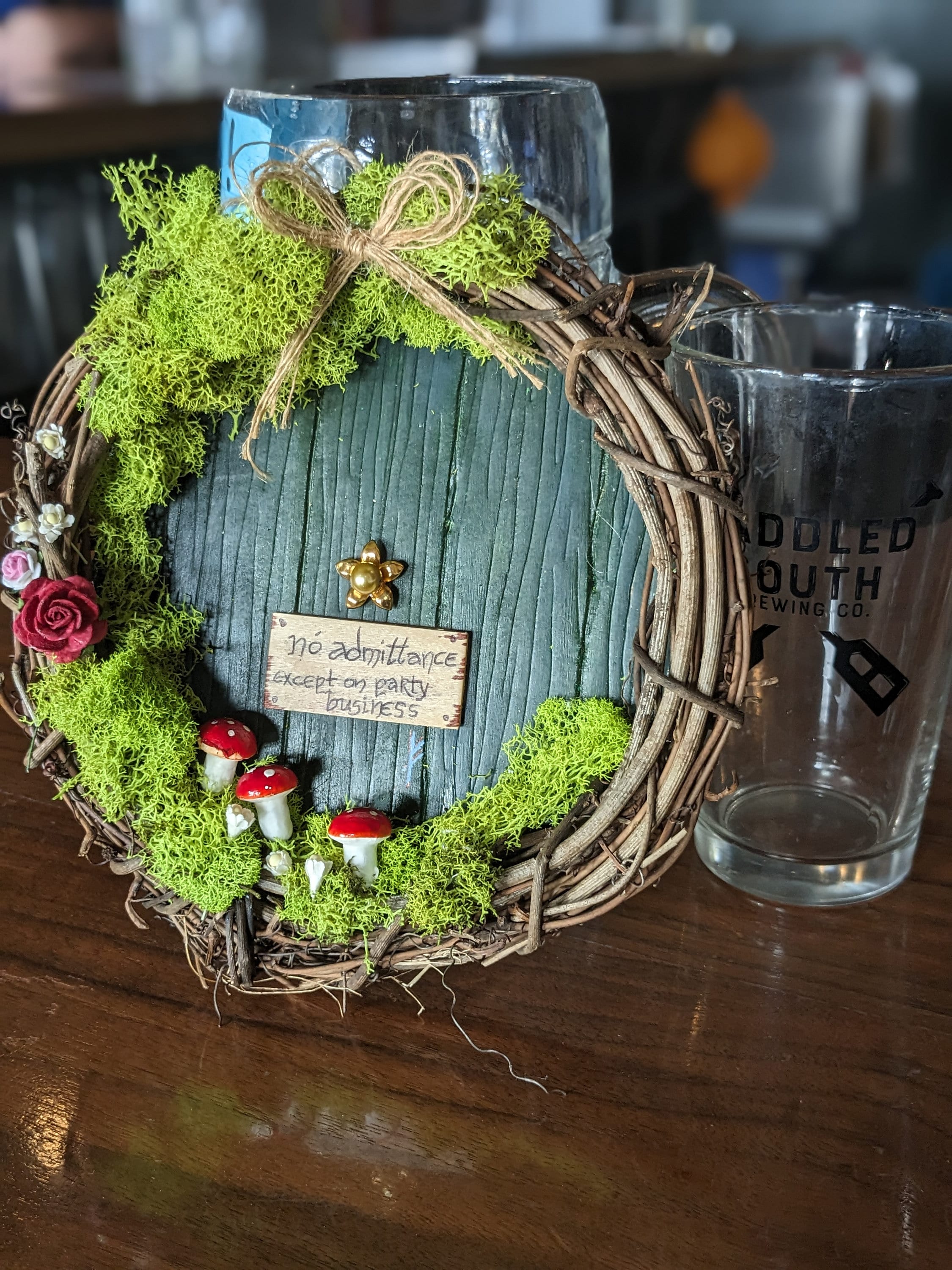 LOTR SPECIAL: DIY Hobbit Door Wreath - Etsy