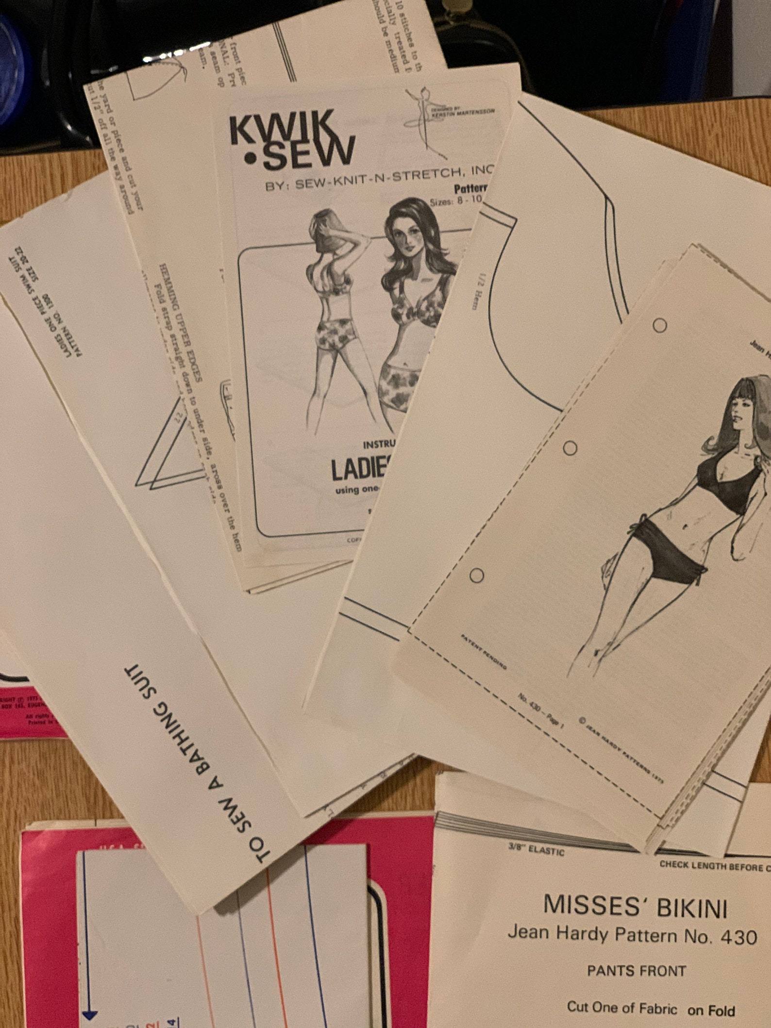 Stretch & Sew Patterns 1310 and 1390 1973 and 1972 Etsy