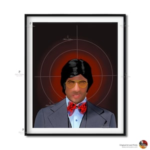 Bollywood Art,Don 1978, Amitabh,, Indian Movie Wall Art, Hindi Classic Film Poster, Gift for movie lovers, Home Theater Decor, Desi Art Gift