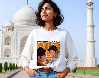 Felpa Puhspaa Bollywood Art Desi • Magliette e felpe con cappuccio • Maglietta grafica retrò • Regali coordinati per gli amanti del cinema • Taglie per tutte le età