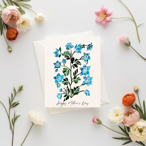 Custom Maa card in Indian traditional art–Personalized Mother’s Day card –Desi mom gift–Indian greeting card– cultural aesthetic Indian card